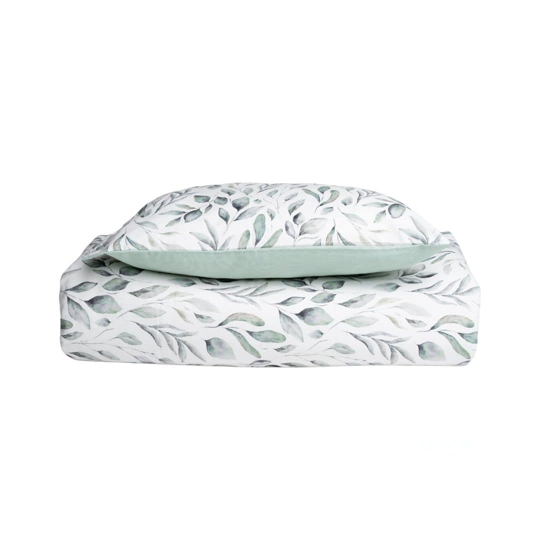Duvet And Pillow Cover - Waterleaves
