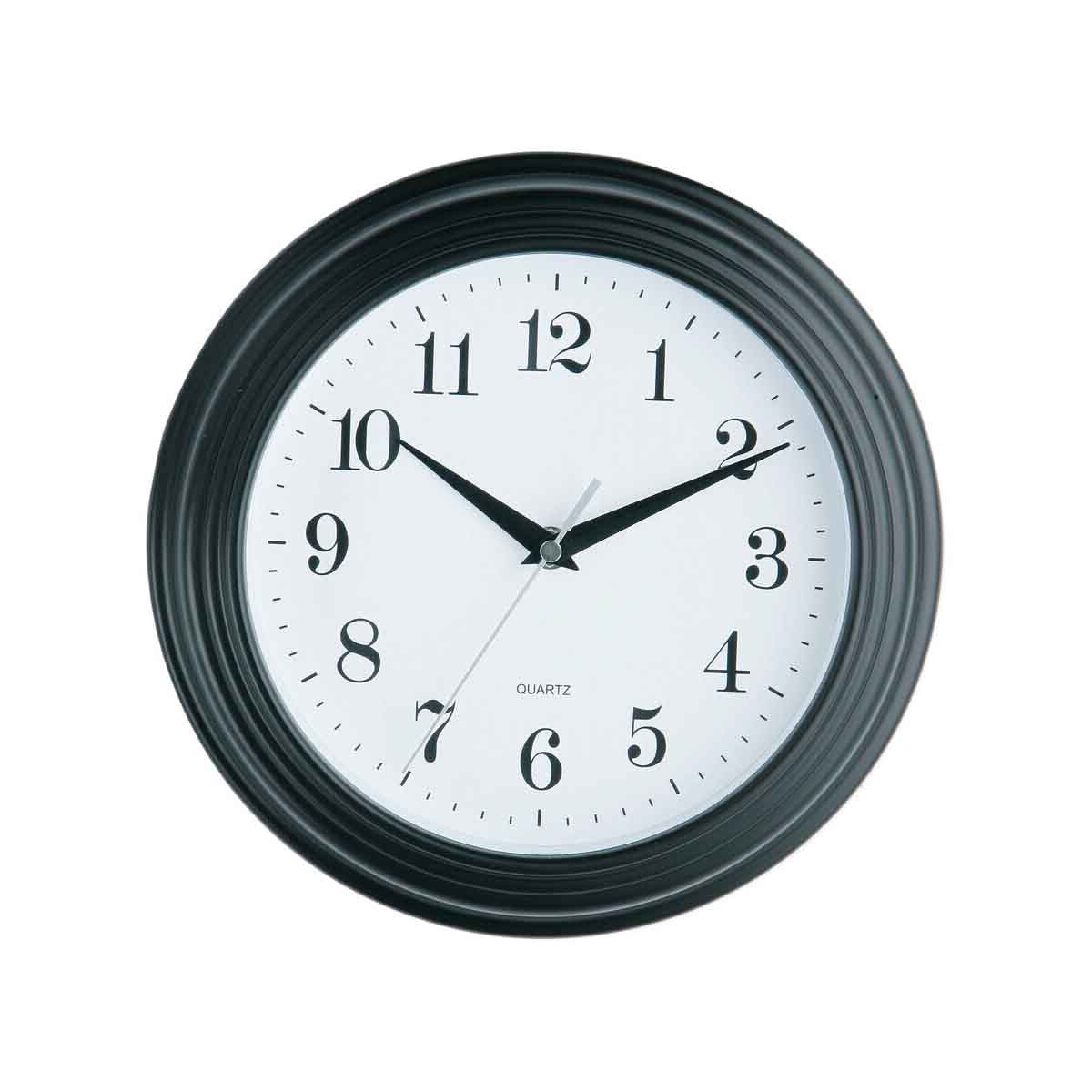 Pelham Black Vintage Wall Clock