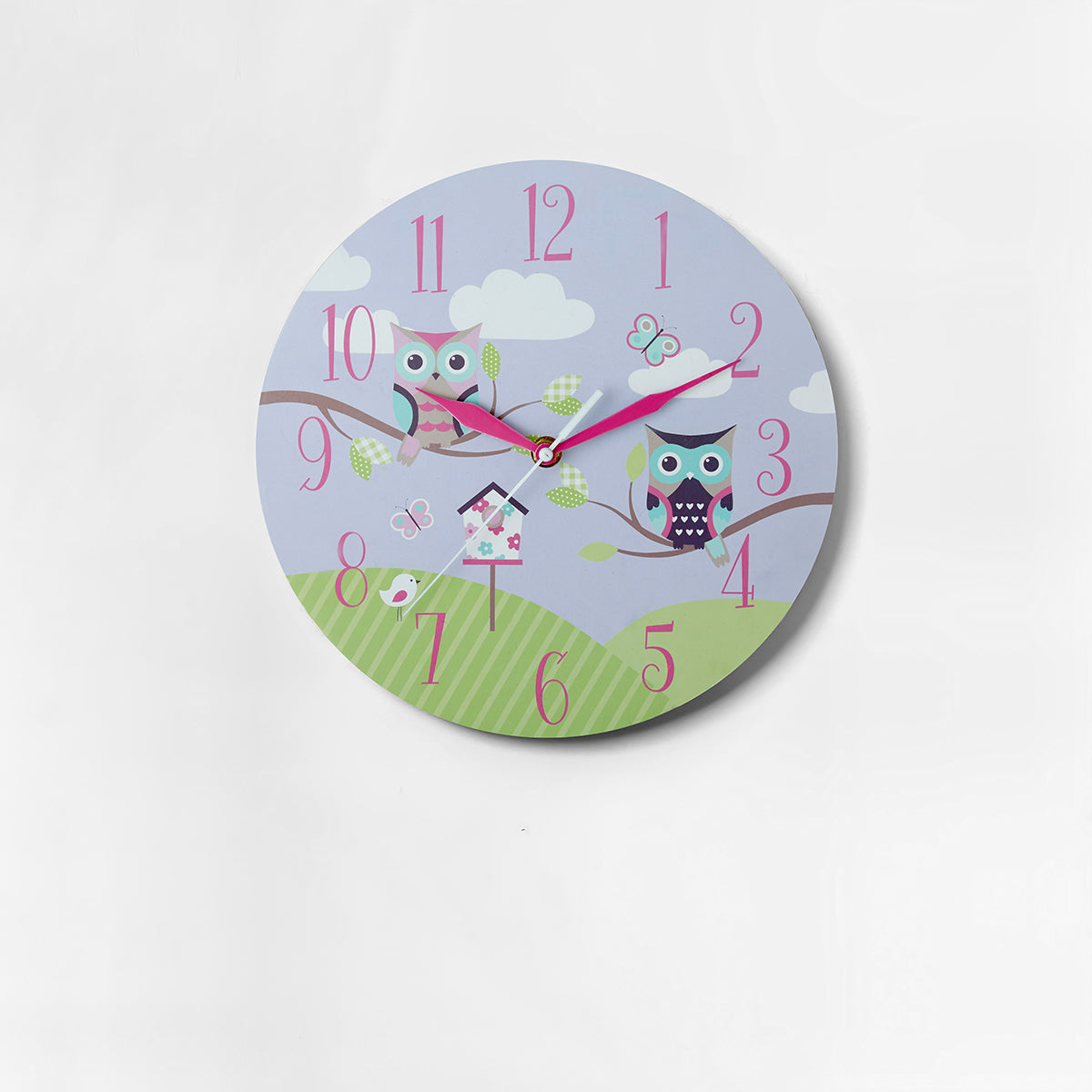 Kids Owl Wall Clock