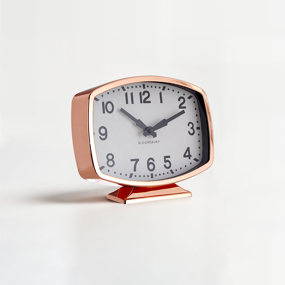 Baillie Rose Gold Finish Table Clock