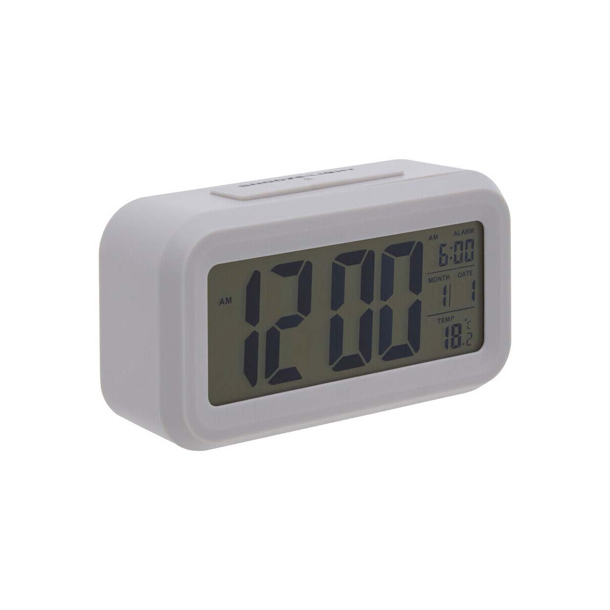 Camran Grey Lcd Digital Clock