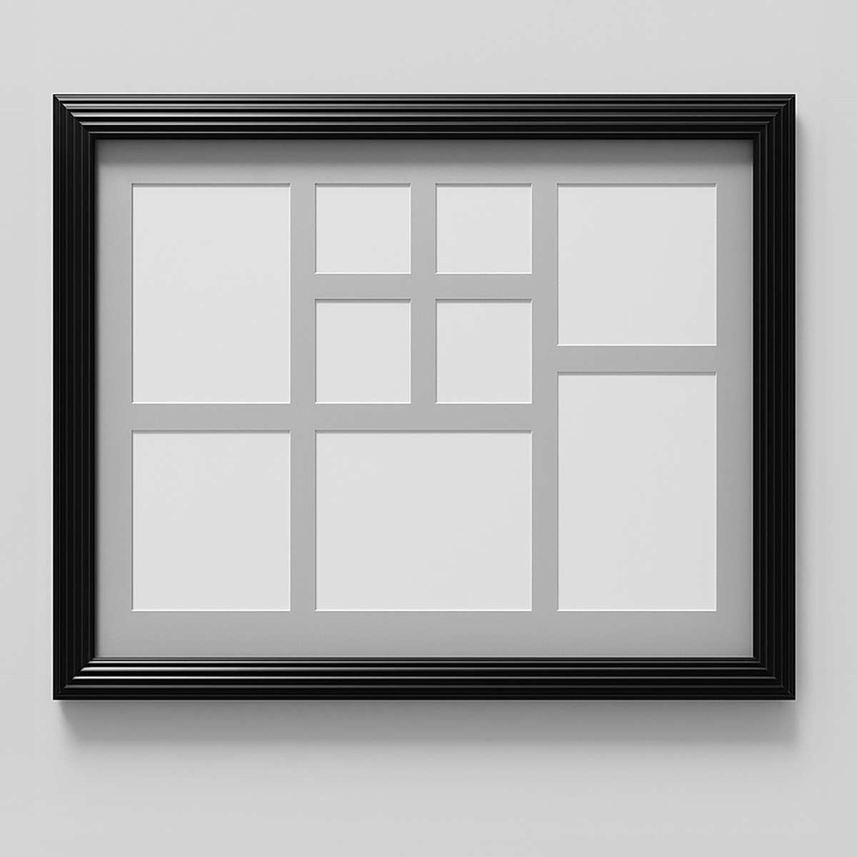 Maren Black 9 Multi Photo Frame