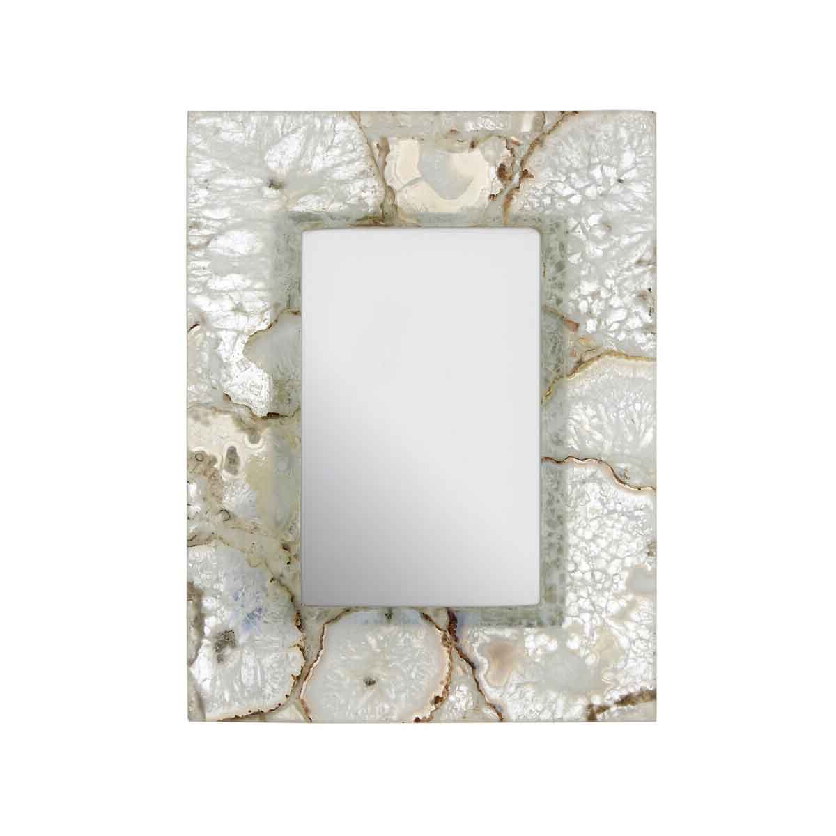 Bowerbird White Agate 4 X 6 Photo Frame