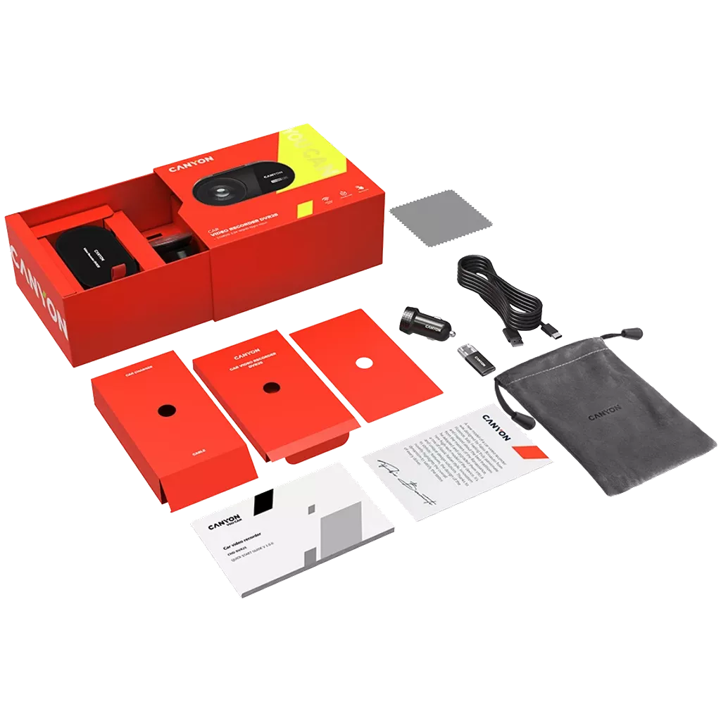 DashCam CND-DVR25 with Wi-Fi