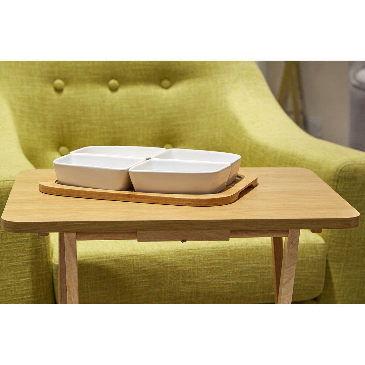 Hava Rubberwood Folding Multi-Use Table for Dining or Work