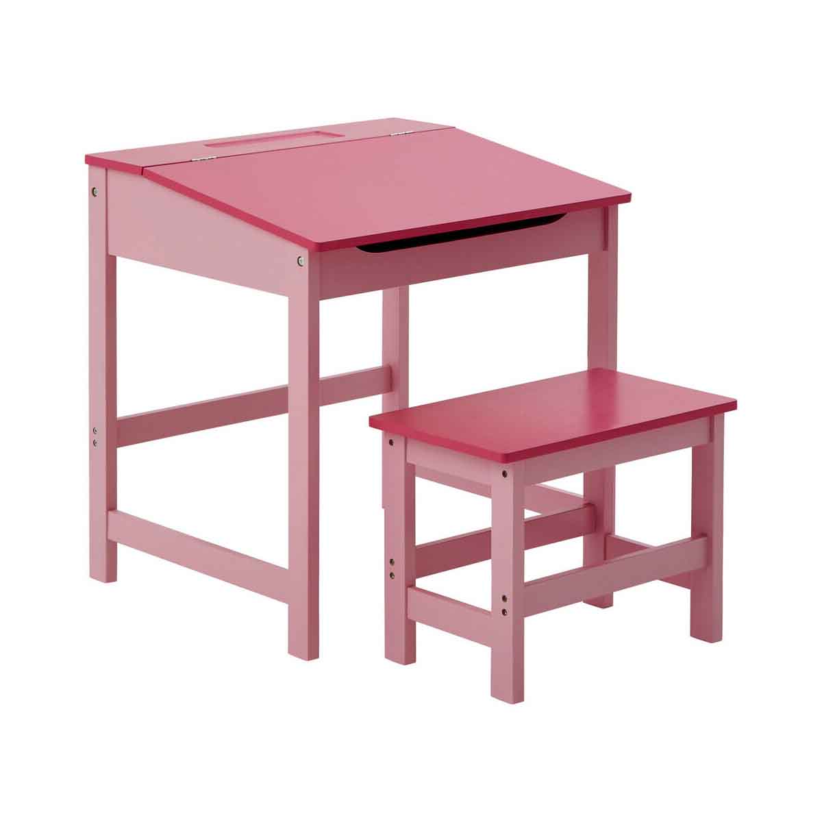 Jordan Childrens Pink Desk And Stool