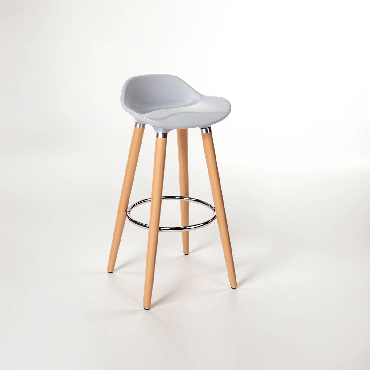 Stockholm Grey Bar Stool