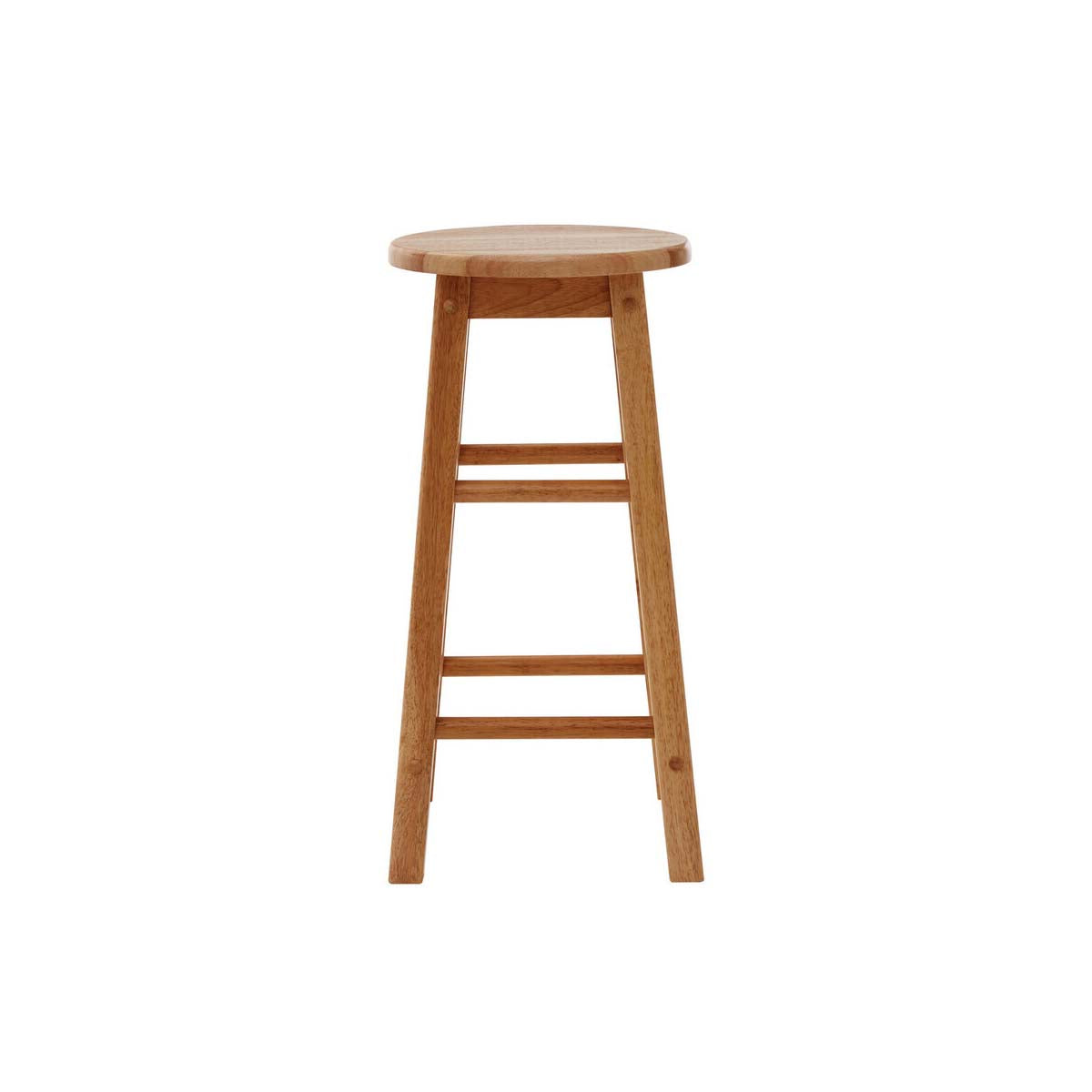 Selby Natural Tropical Hevea Wood Bar Stool