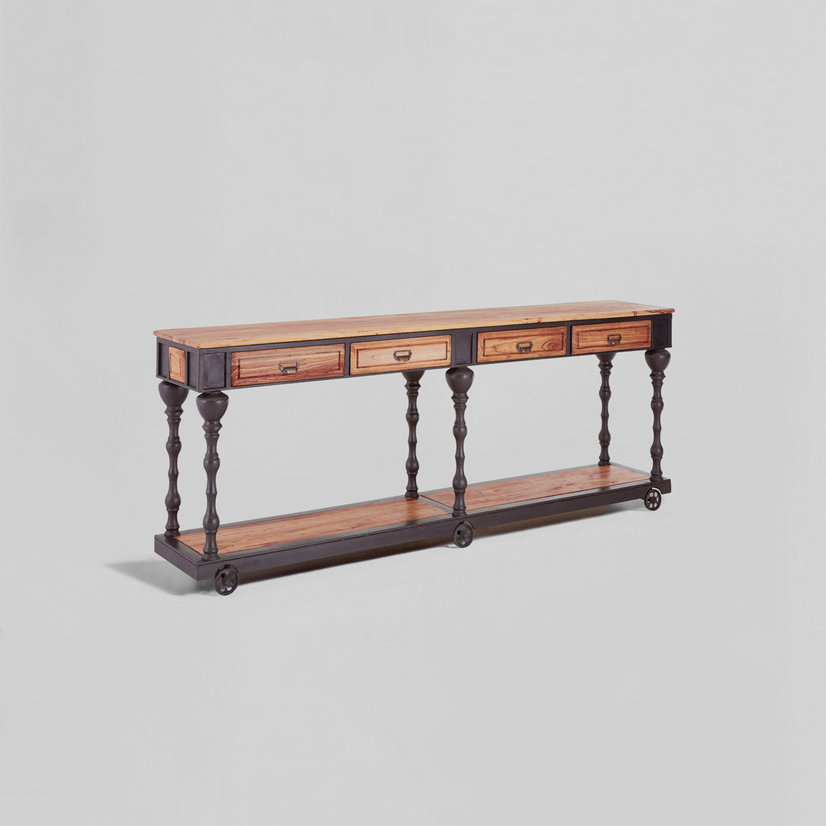 New Foundry 4 Drawers Console Table