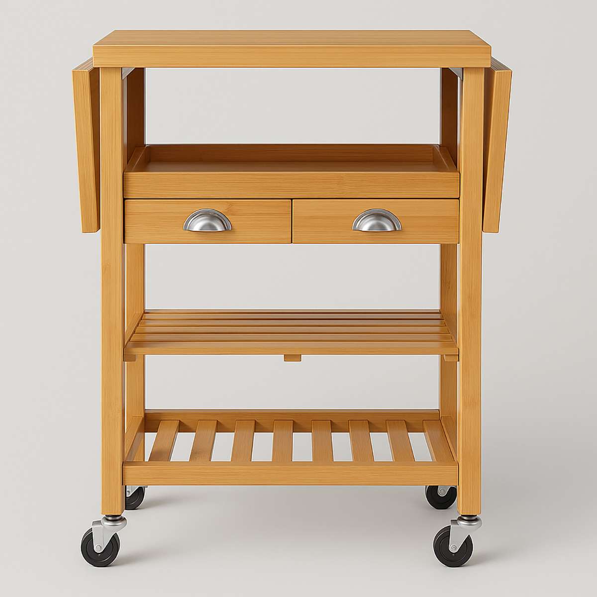 Harlow Bamboo Kitchen Trolley
