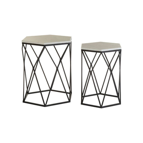 Arcana Set Of Two Hexagonal Side Tables