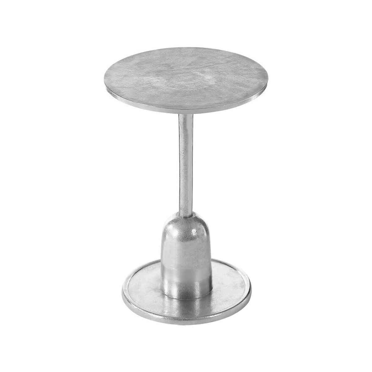 Halle Side Table With Silver Finish