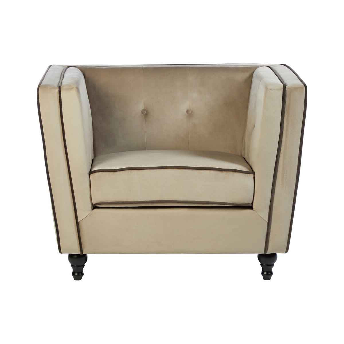 Ferris Mink Velvet Chair