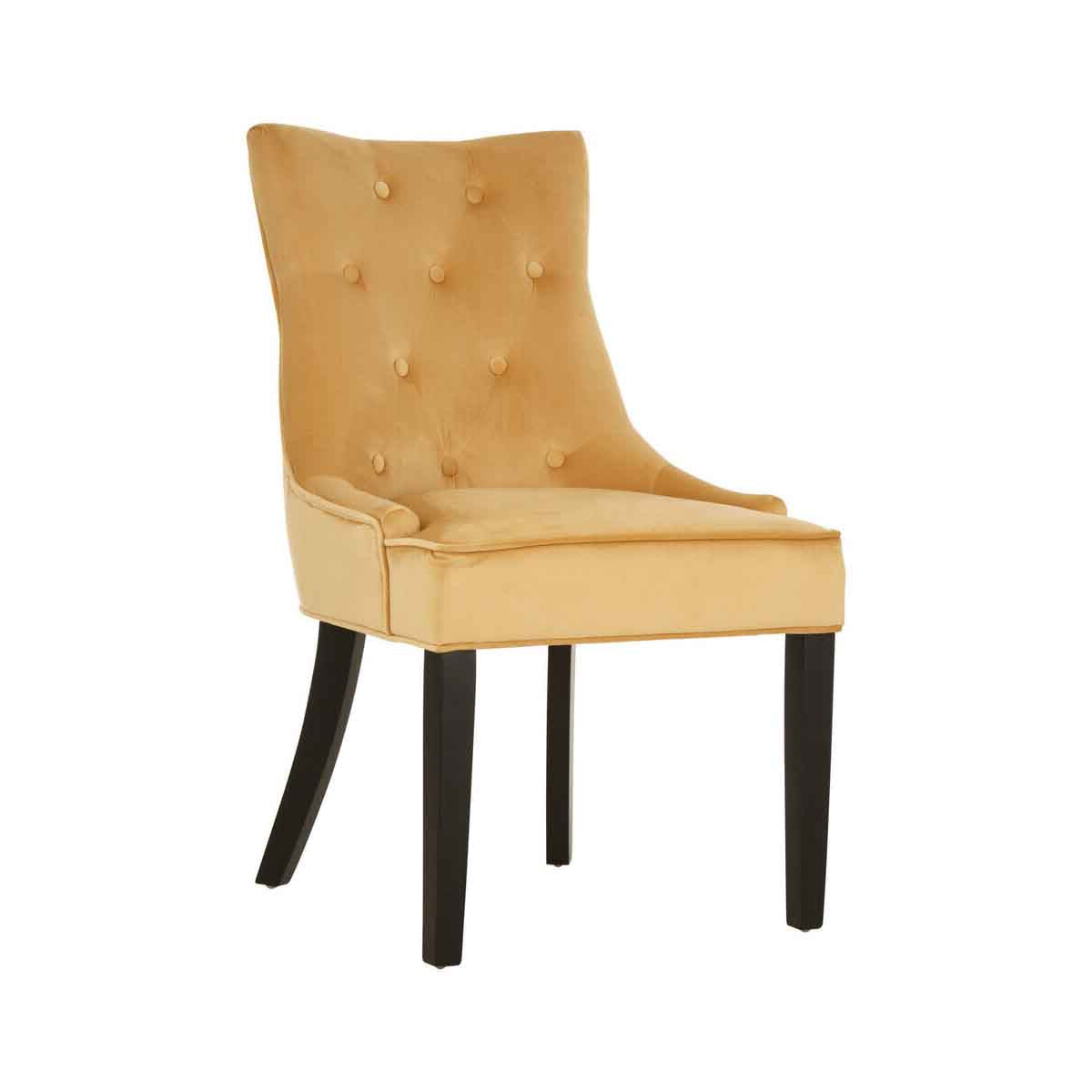 Daxton Beige Velvet Dining Chair