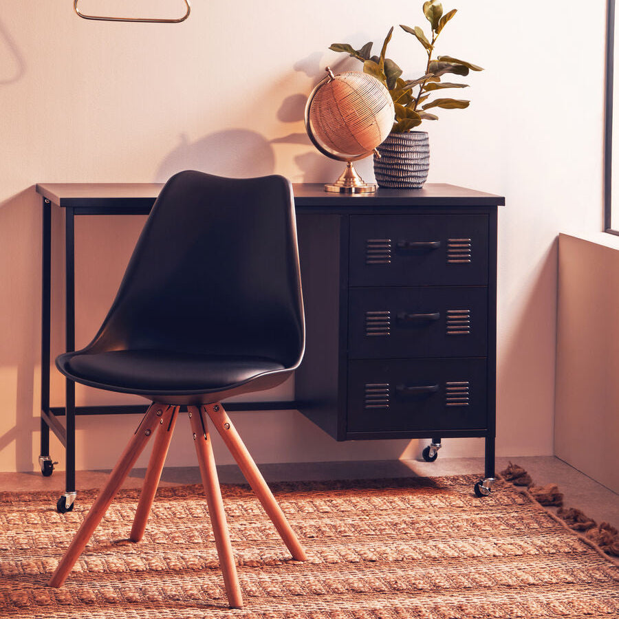 Stockholm Black Retro Chair