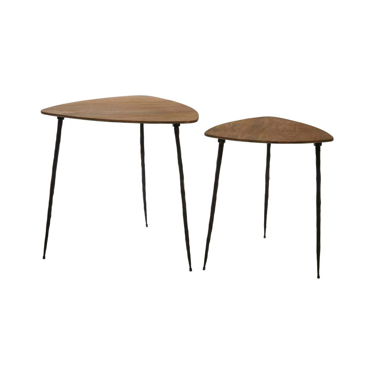 Gamelan Set Of 2 Nesting Side Tables