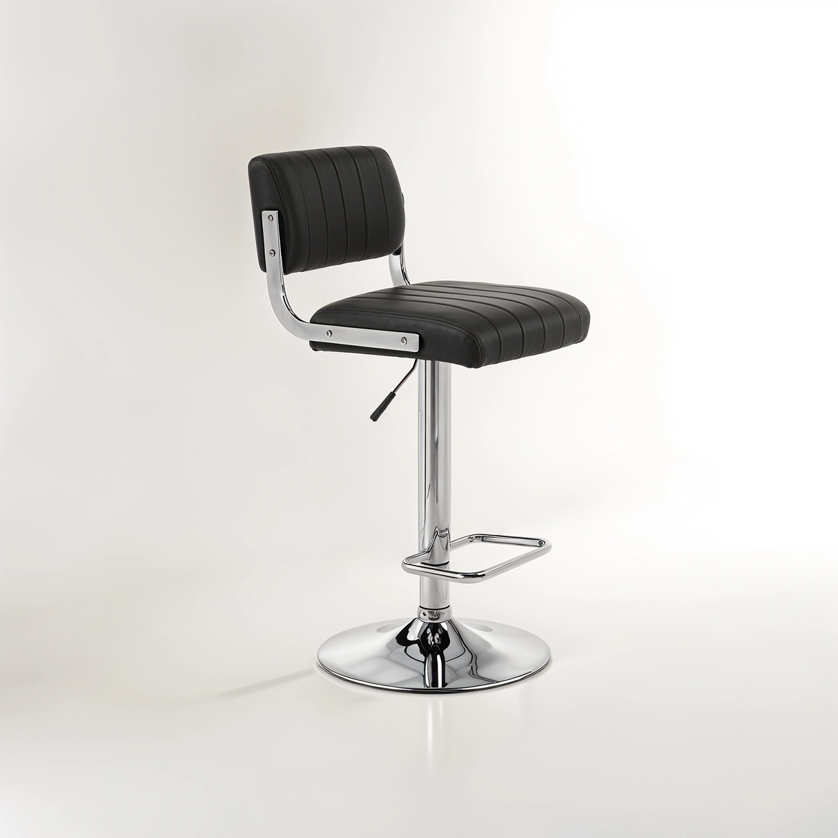 Stockholm Grey Channel Design Seat Bar Stool