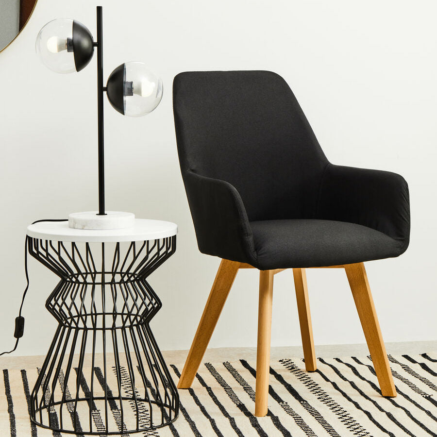 Stockholm Black Leisure Chair