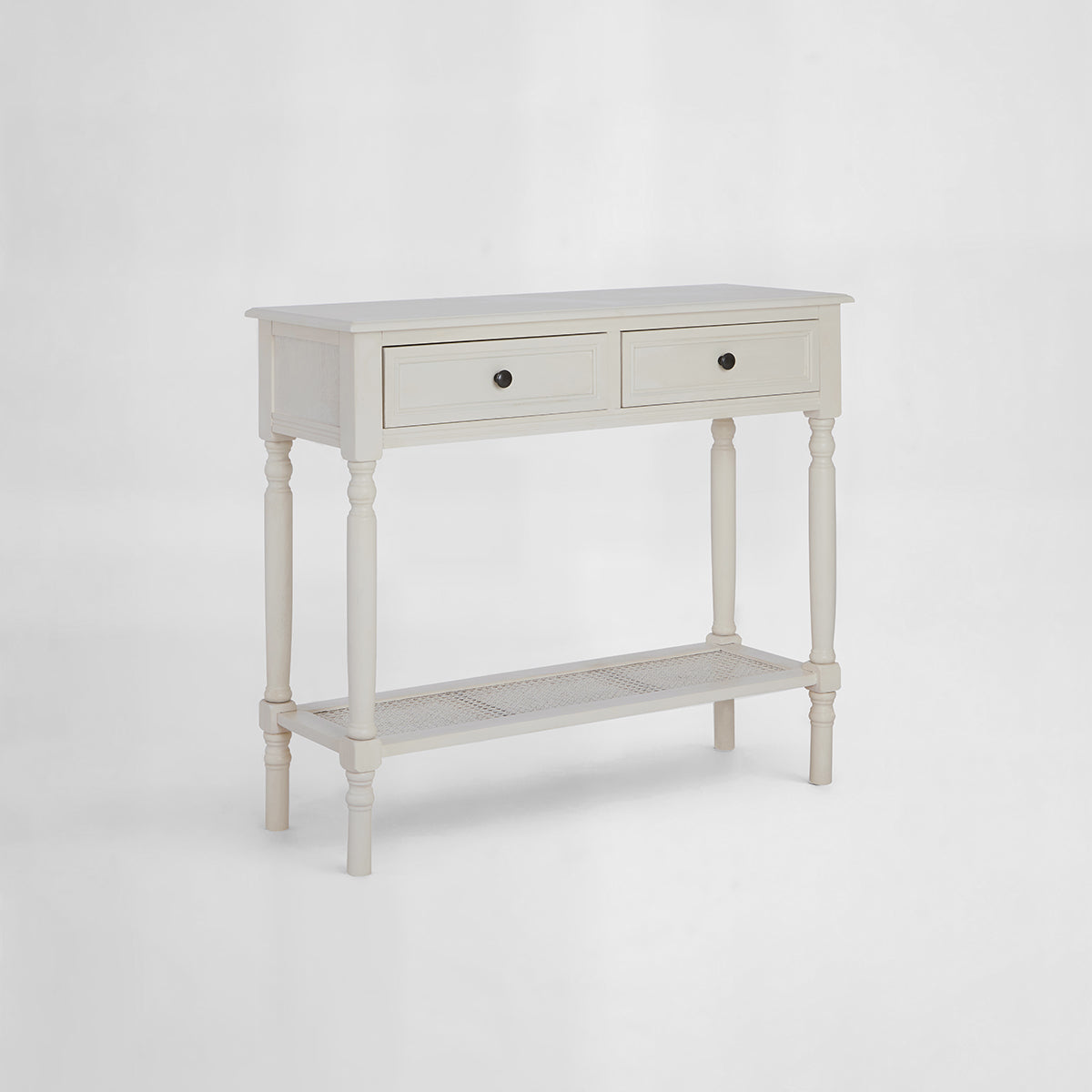 Heritage White Console Table