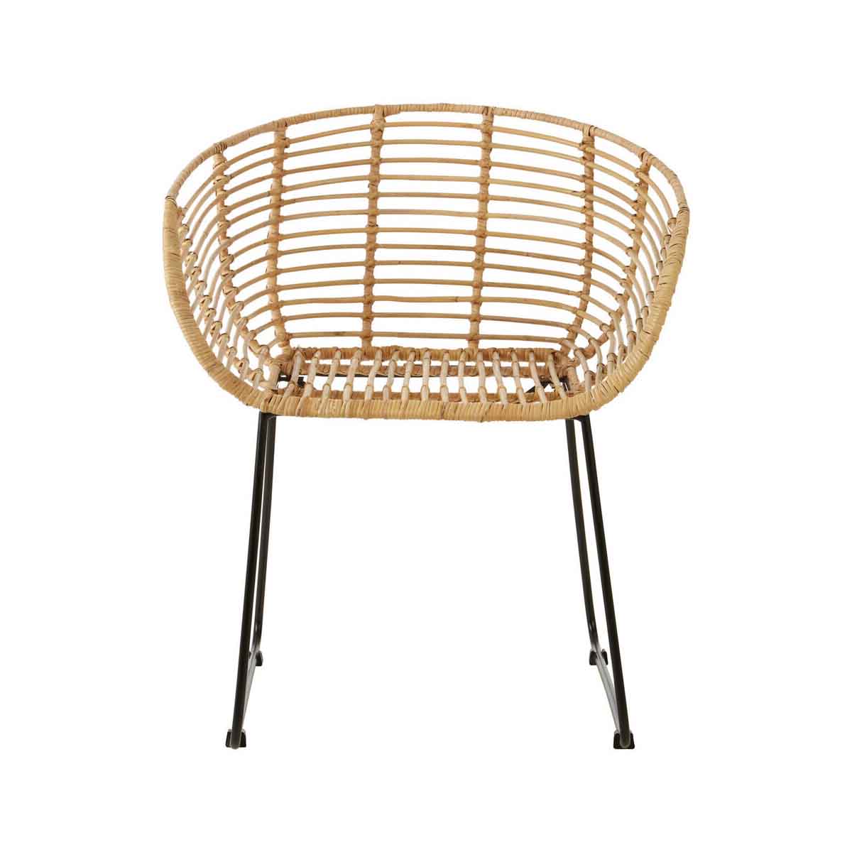 Lagom Natural Rattan Rounded Chair