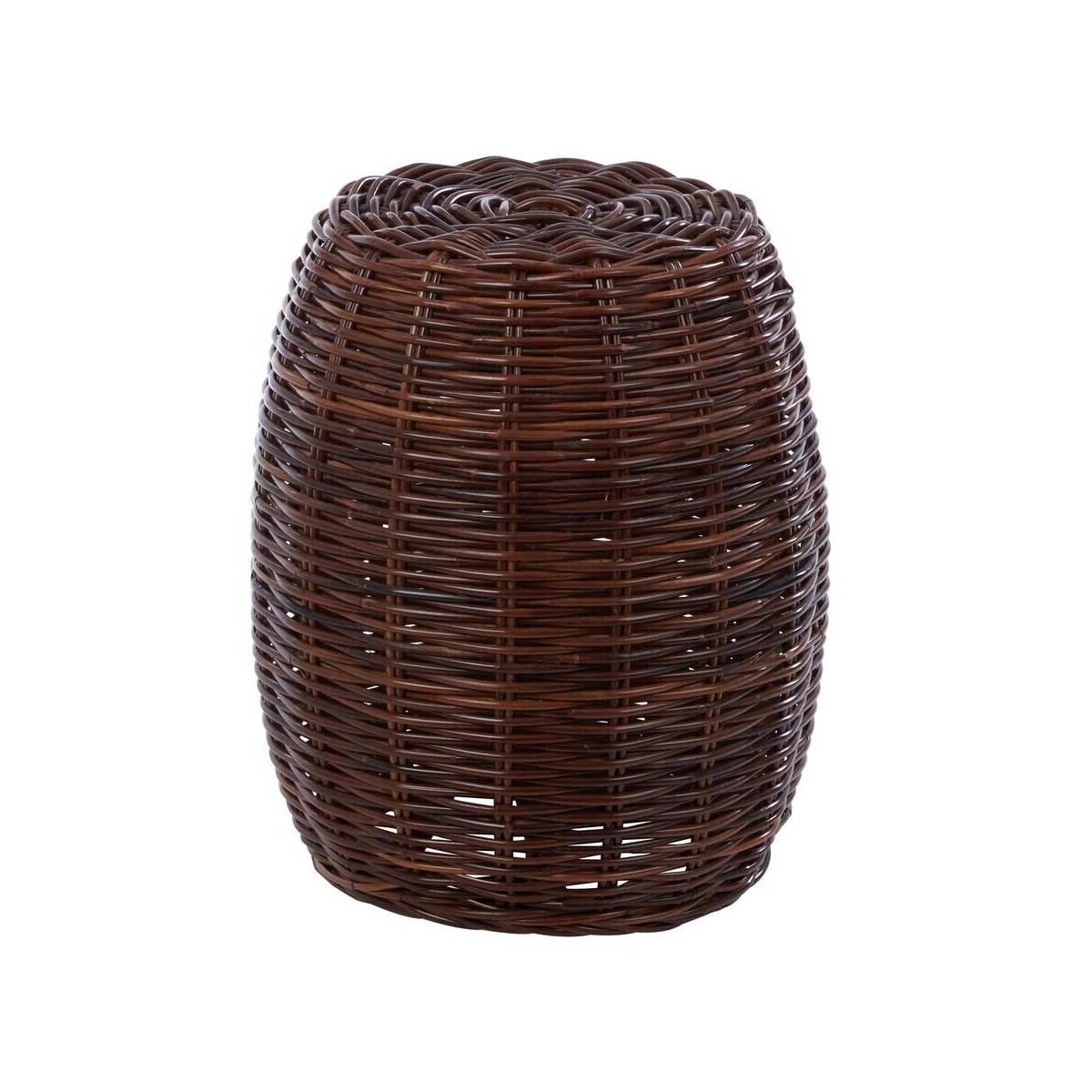 Maka Natural Croco Rattan Stool