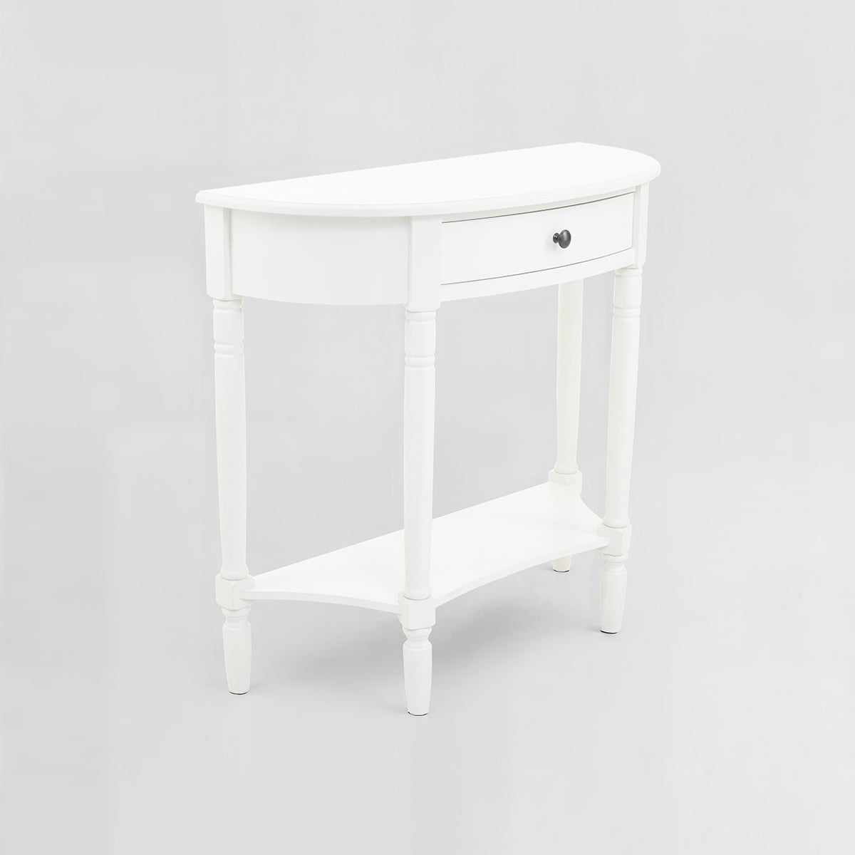 Heritage Semi Circle One Drawer Console Table
