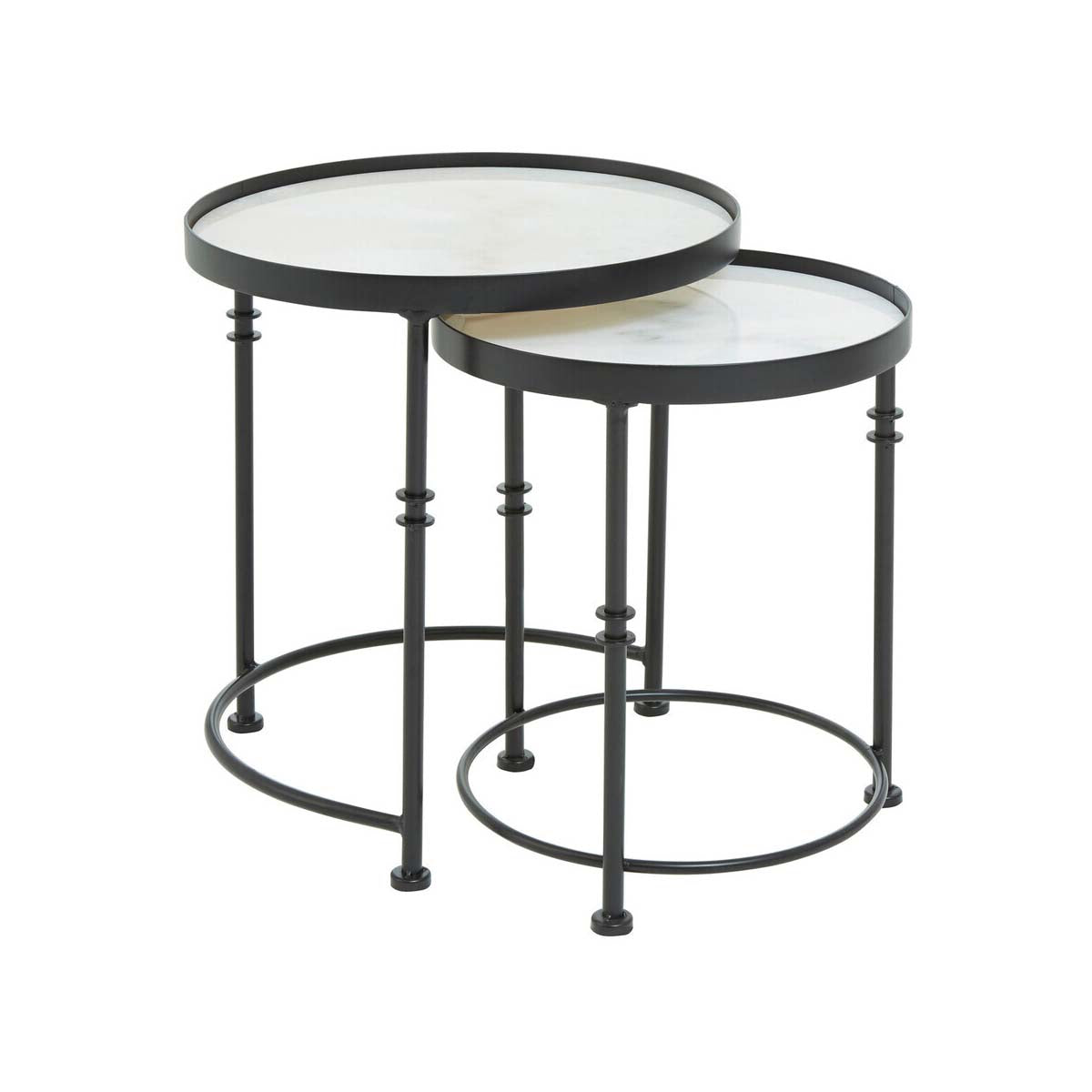 Arcana Set Of 2 Round Side Tables