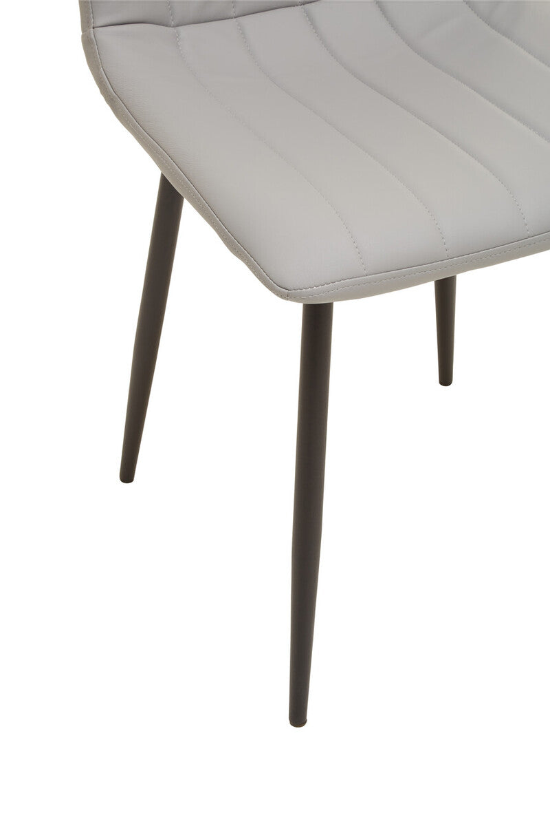 Tiana Set Of 4 Light Grey Dining Chairs