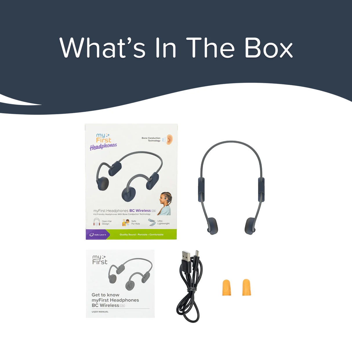 myFirst Headphones BC Wireless Lite Blue