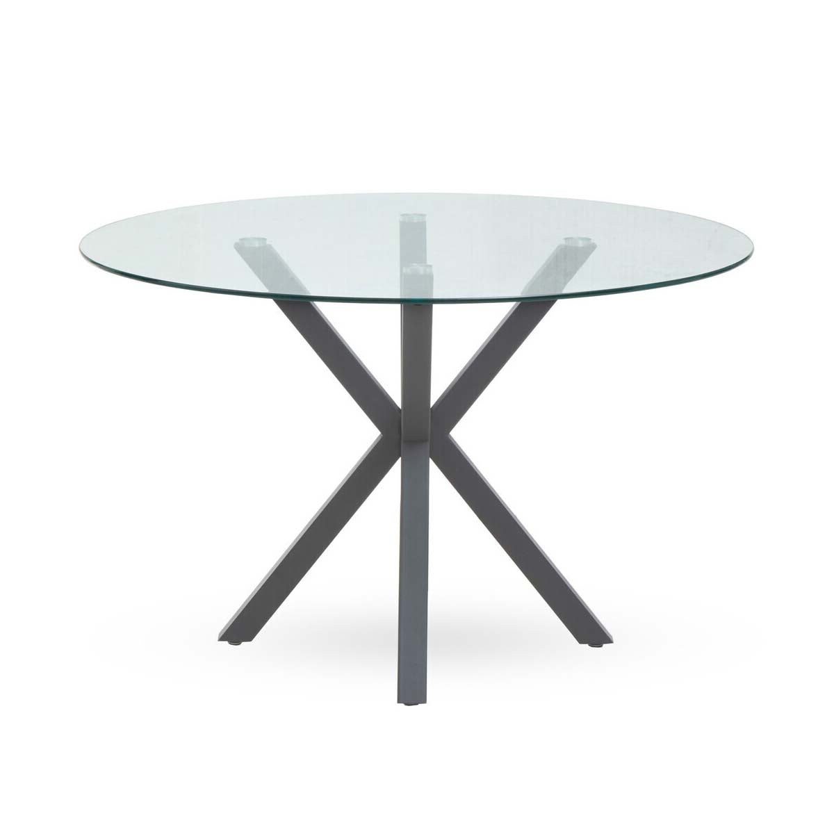 Salford Dining Table With Grey Metal Legs