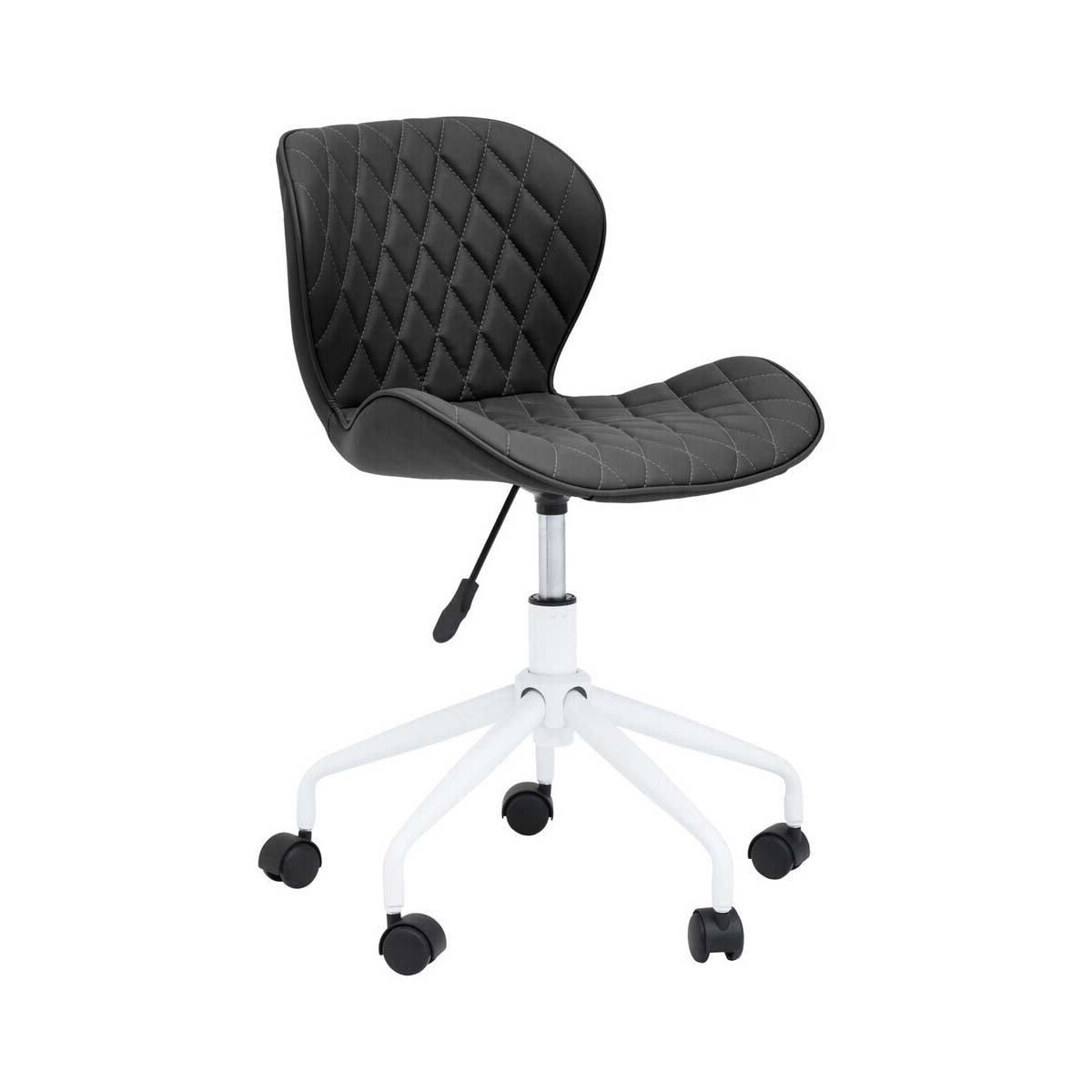 Brent Black And White Home Office Chair