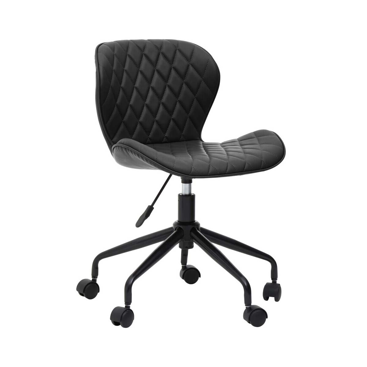 Brent Black Armless Home Office Chair