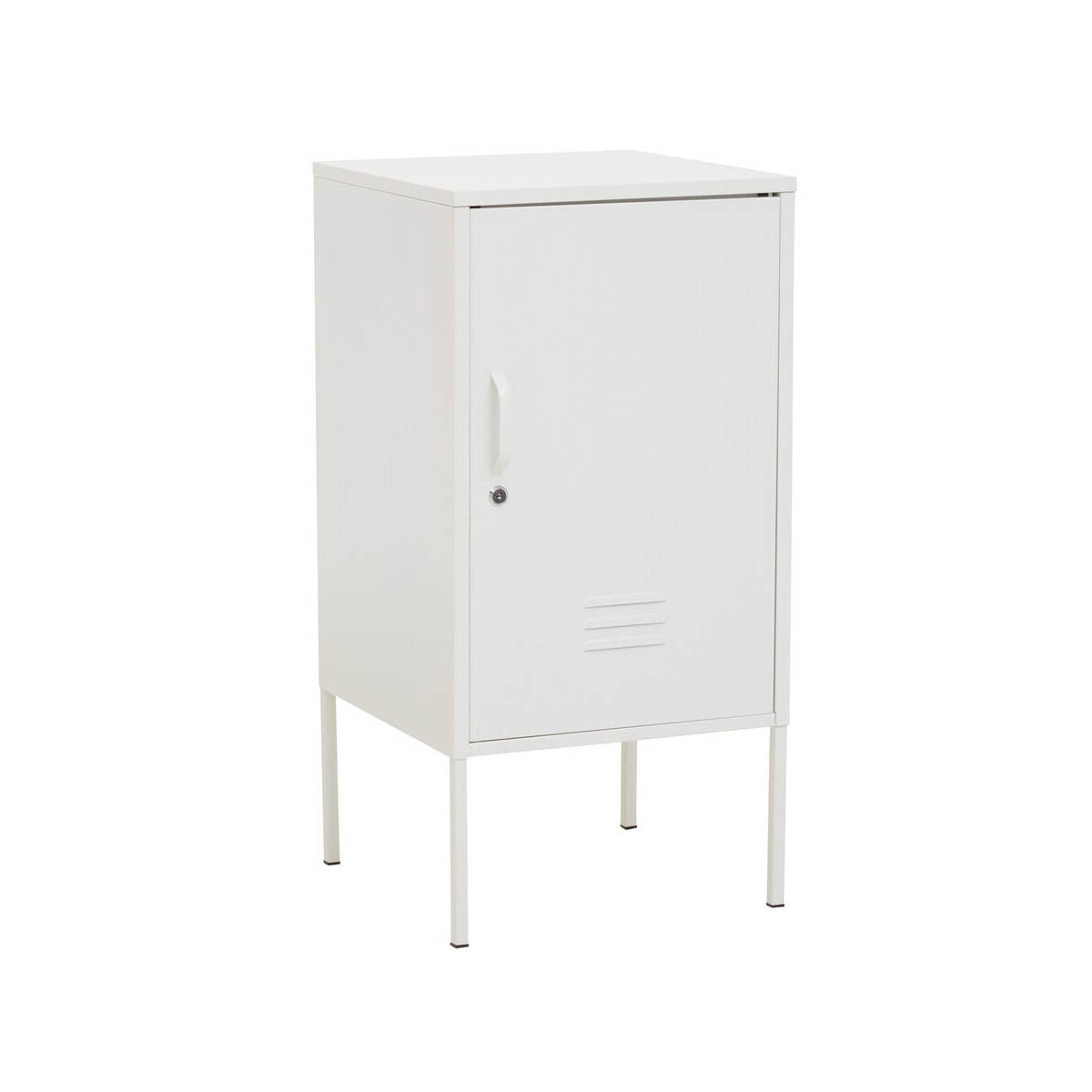 Academy One Door White Cabinet