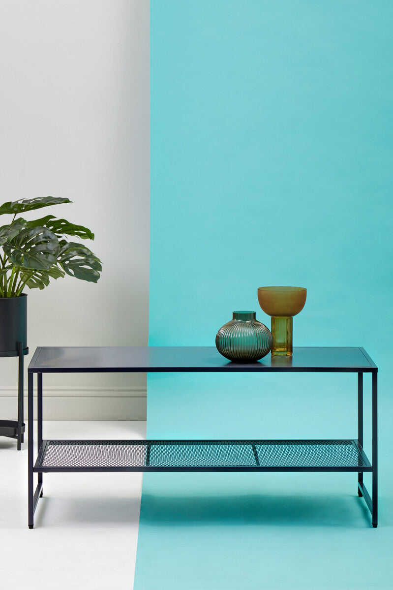 Acero Black Metal Coffee Table