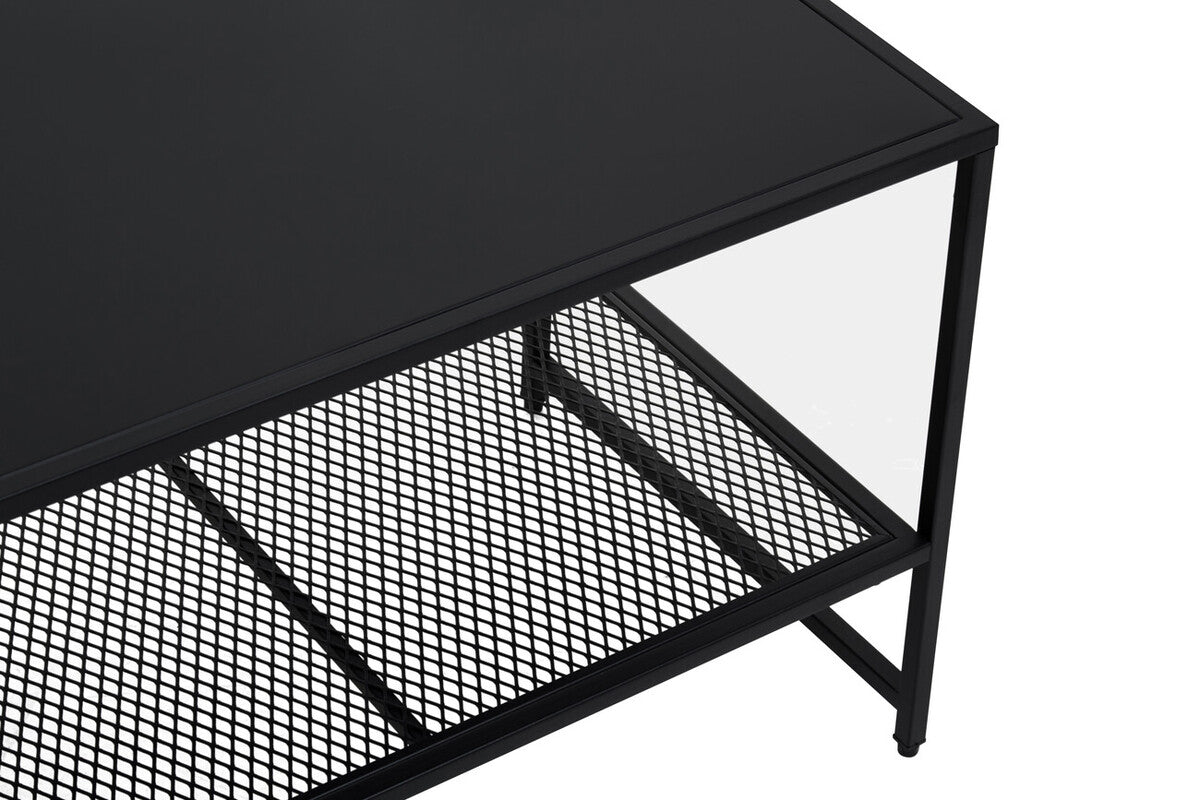 Acero Black Metal Coffee Table
