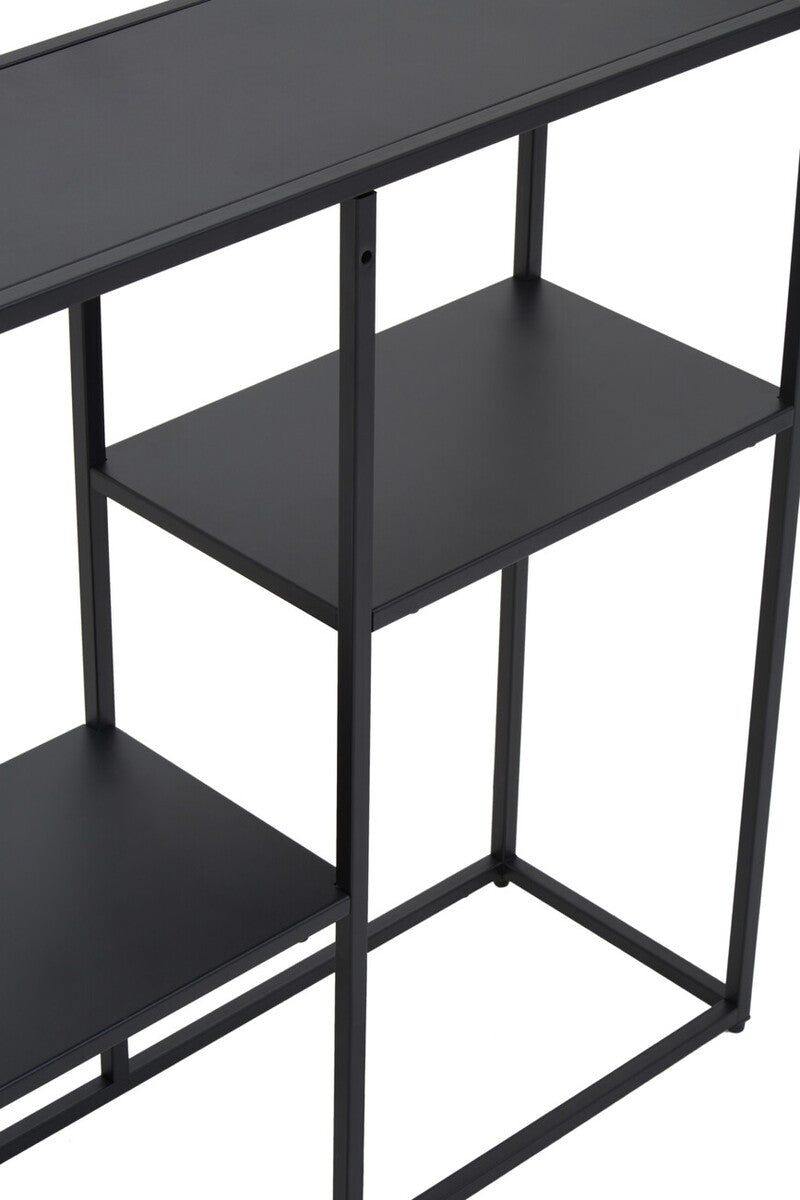 Acero Black Metal Multi Shelf Unit