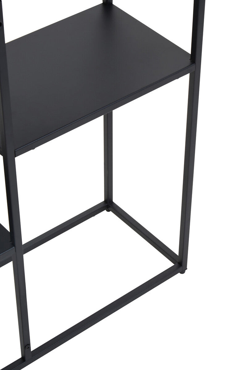 Acero Black Metal Multi Shelf Unit