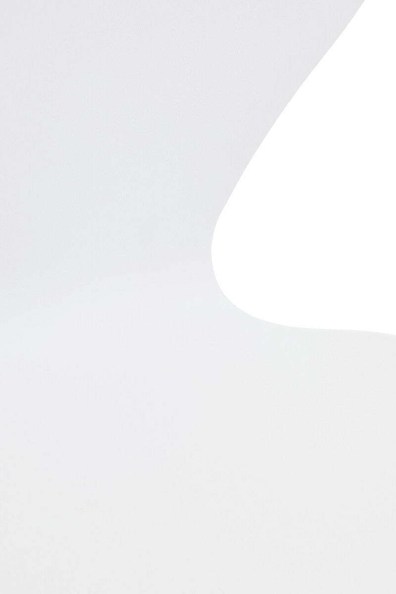 Laila White Seat Dining Chair With Gold Chrome Legs