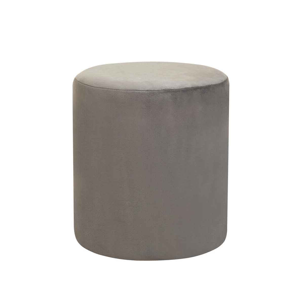 Haley Grey Round Stool