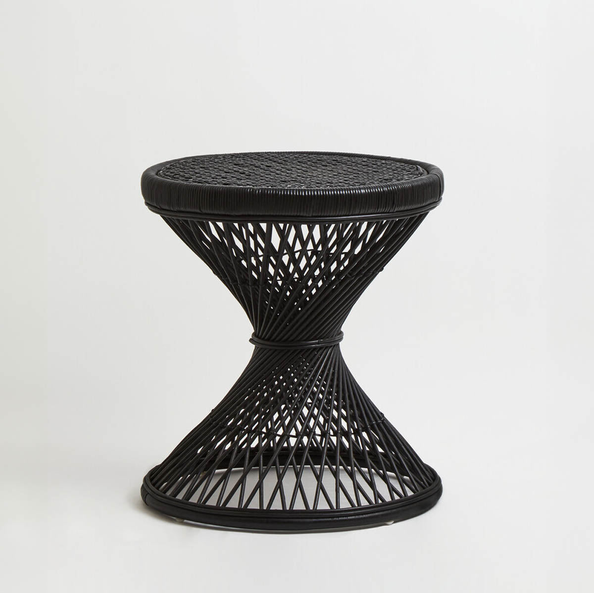 Mataram Black Finish Twisted Table