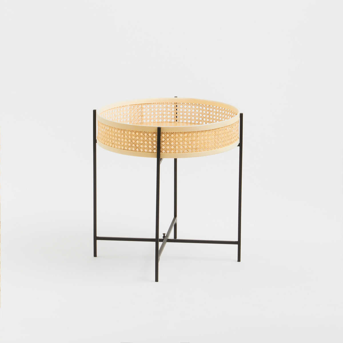 Depok Side Table With Cross Legs