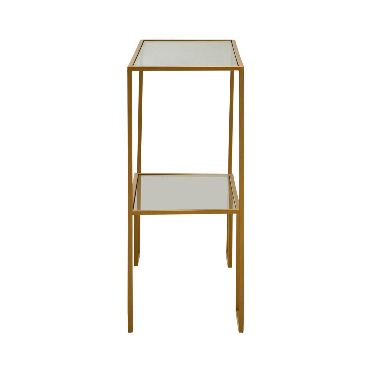 Avento Gold Finish Console Table