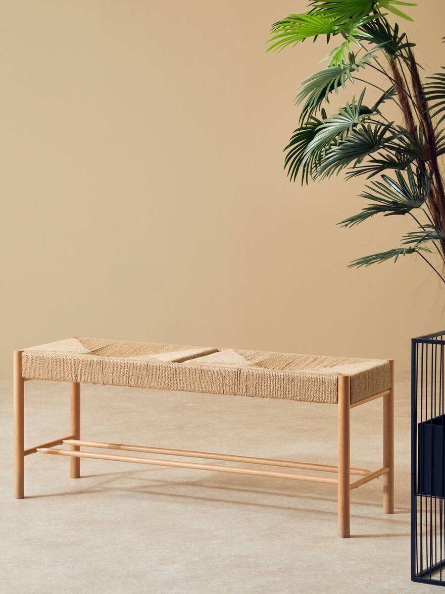 Bandar Natural Wood Bench