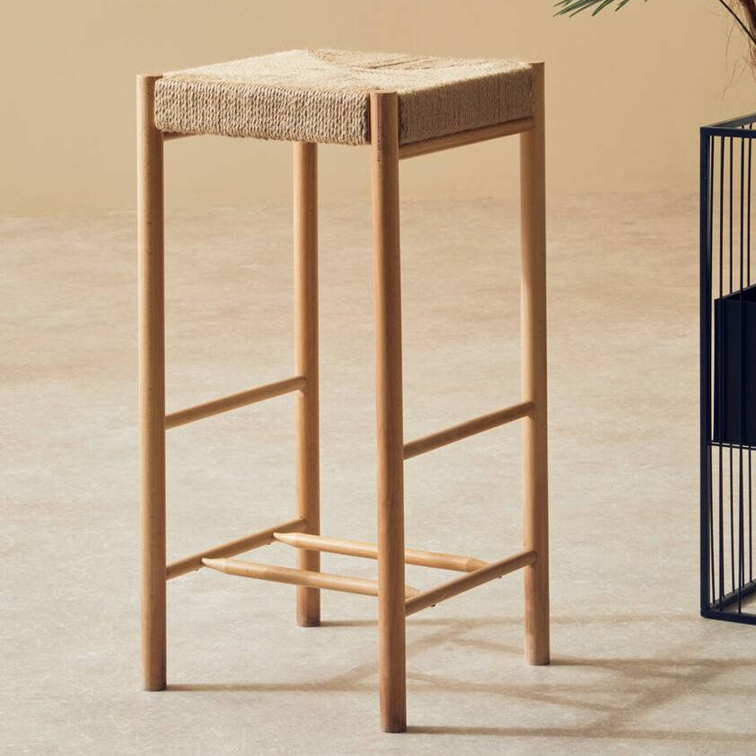 Bandar Natural Rope Weave Bar Stool
