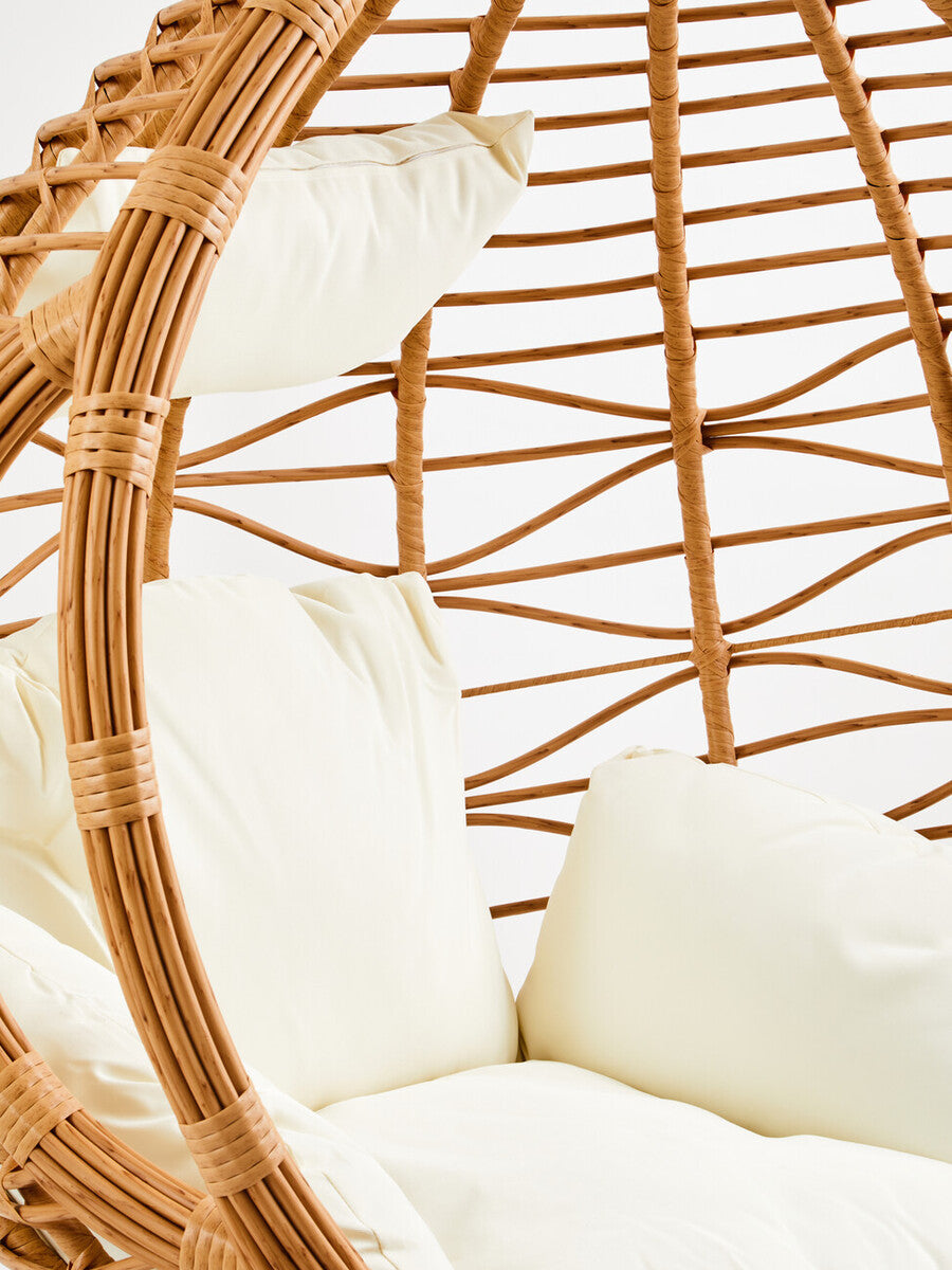 Goa Natural Rattan Effect Hanging Chair