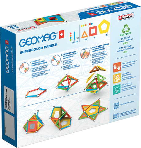 Geomag Supercolor Panels 52 Pieces Set