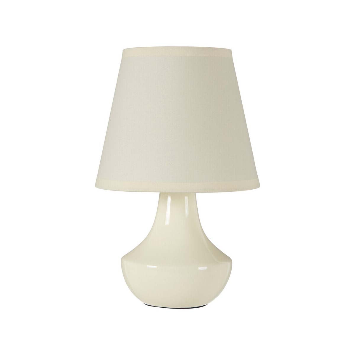 Globo Set Of Two Cream Ceramic Table Lamps