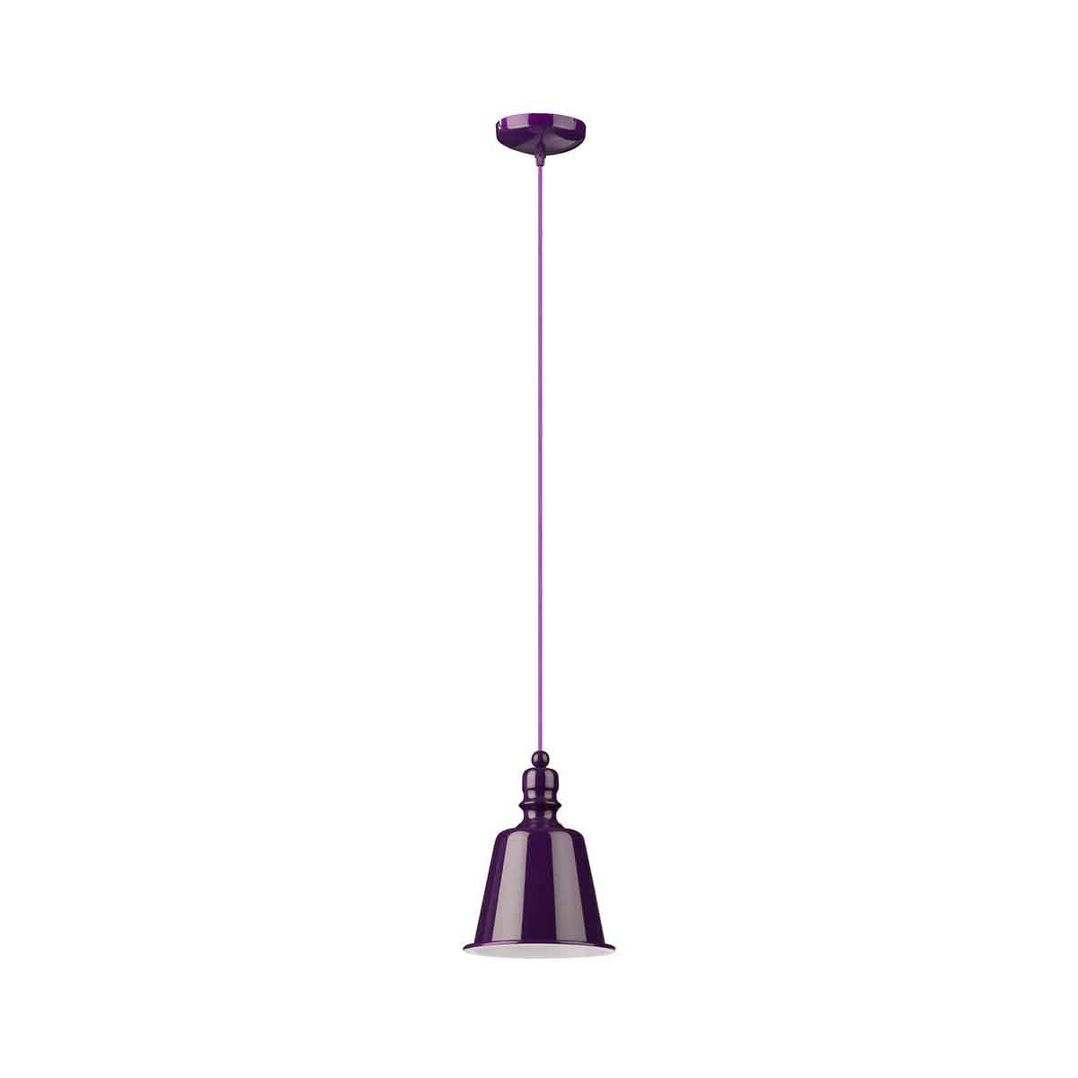 Purple Pagoda Pendant Light