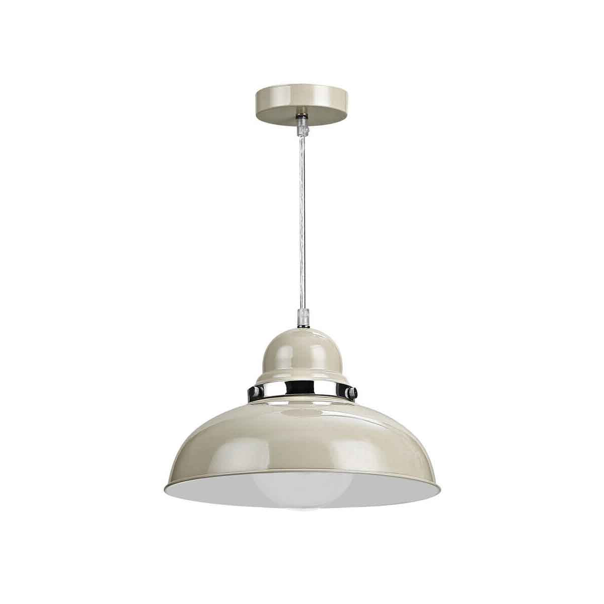 Vermont Clay Colour Bowl Shaped Pendant Light