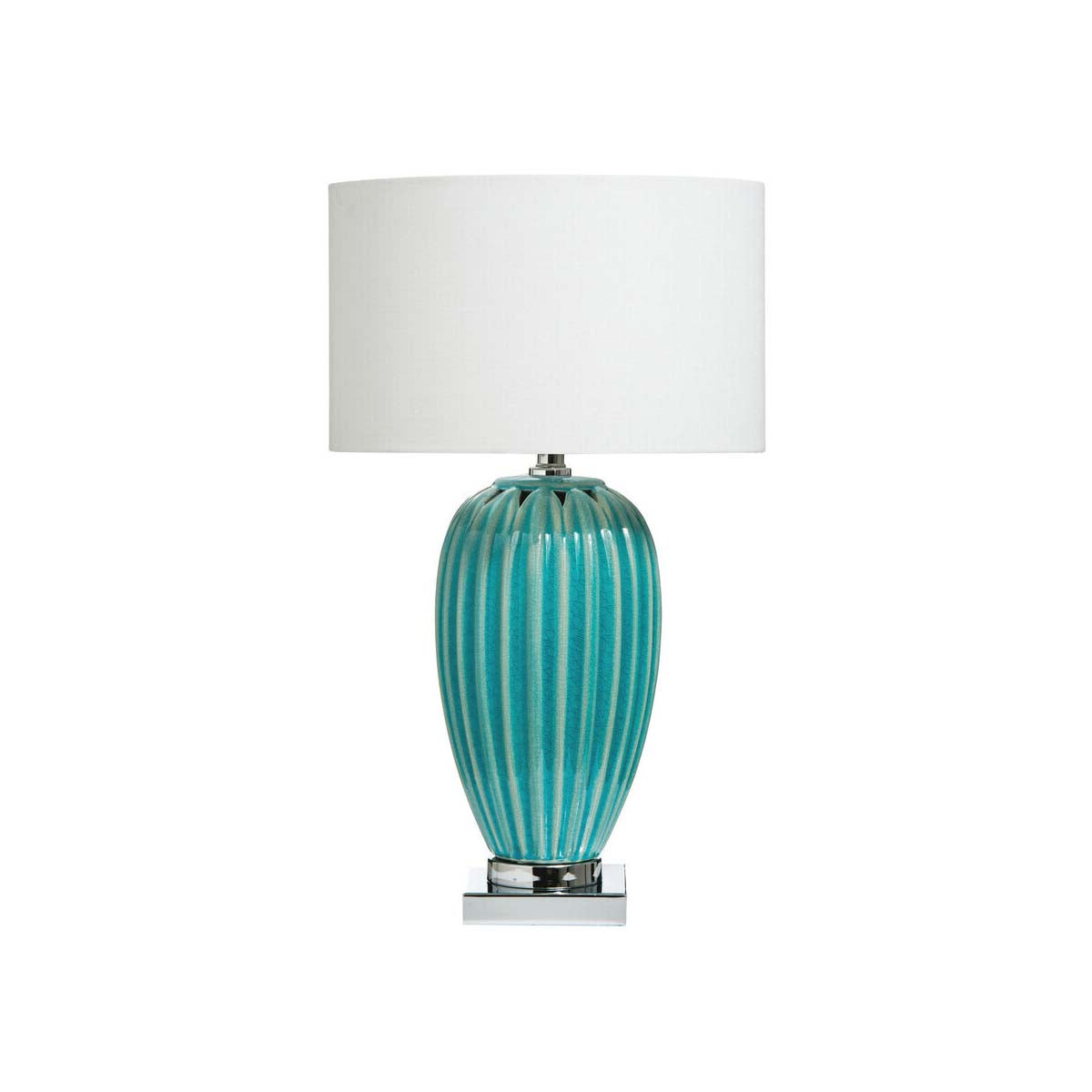 Apus Ceramic Table Lamp in Turquoise